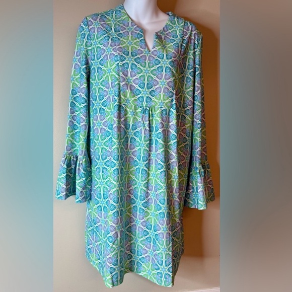 NWT Katherine Way Colorful Geometric
Pattern Dress size SMALL - Picture 2 of 14